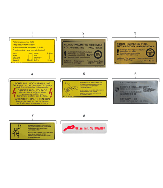 Diagram 001-005 Porsche Cayman S 3.4L 987C 2005-08 Accessories & others 