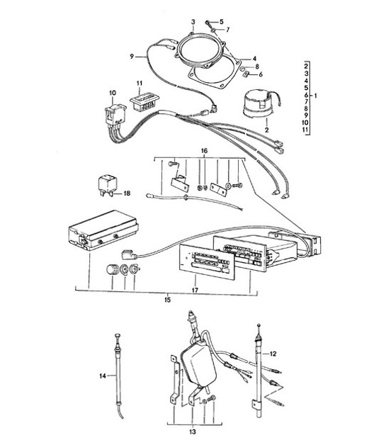 Diagram 003-000 Porsche Carrera GT 2003-06 
