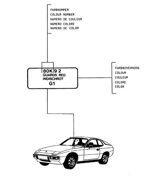 Diagram 004-000 Porsche Cayenne 9YA 2018-2023 