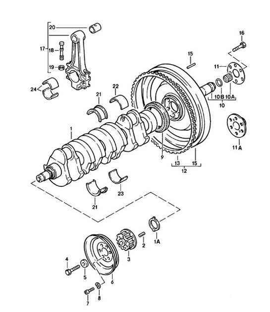 Diagram 102-000 Porsche 9J1.1 Taycan 4S 2020-24 