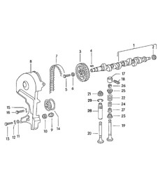 凸轮轴/气门 924 1980 - 1985