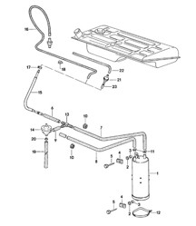 Carbon canister 924 1980 - 1985