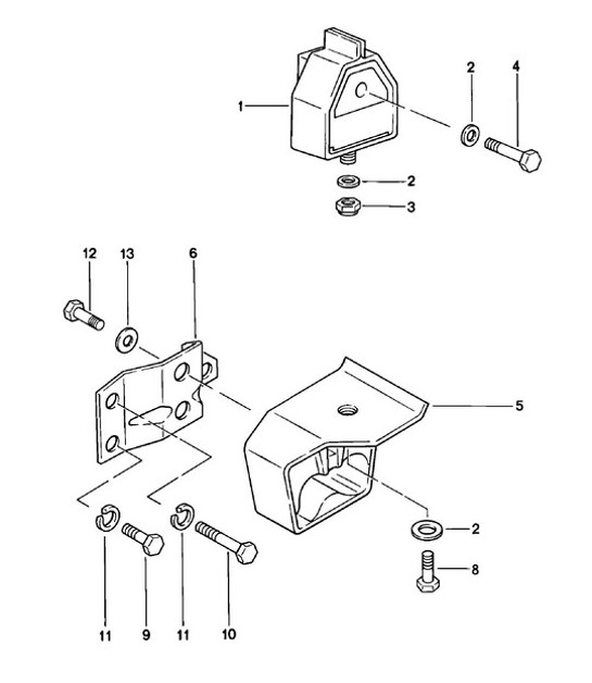 Diagram 306-000 Porsche Boxster 981 2.7L 2012-16 Transmission