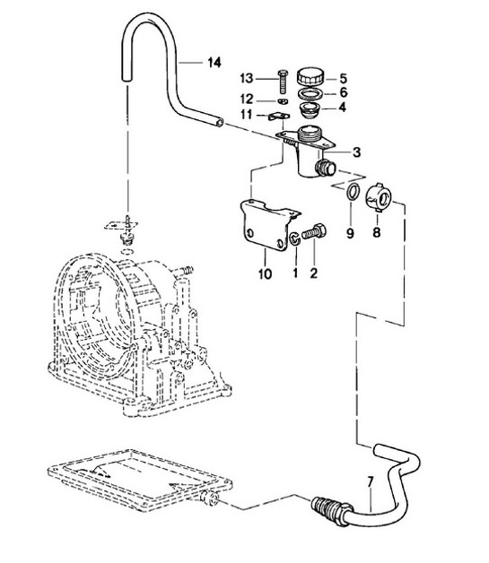 Diagram 309-005 Porsche Boxster 986 2.7L 2003-04 Transmission