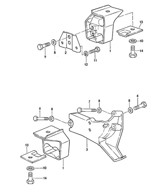 Diagram 312-000 Porsche Boxster 986 2.7L 2003-04 Transmission