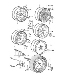 Roue à disque 924 1980-1985