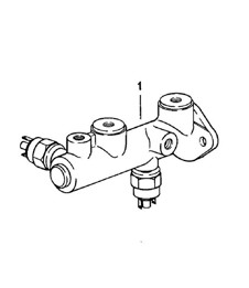 Brake master cylinder 924 1980 - 1985