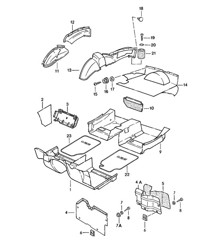 Revestimientos - F >>92CN4 06384 / F >>93CN1 00861 - (J) 924, Turbo 1980 - 1985