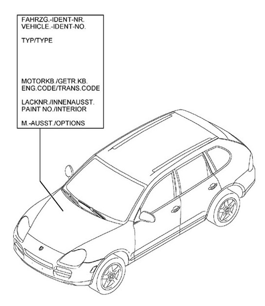 Diagram 004-00 Porsche 997 GT2 2007>> Accessories & others