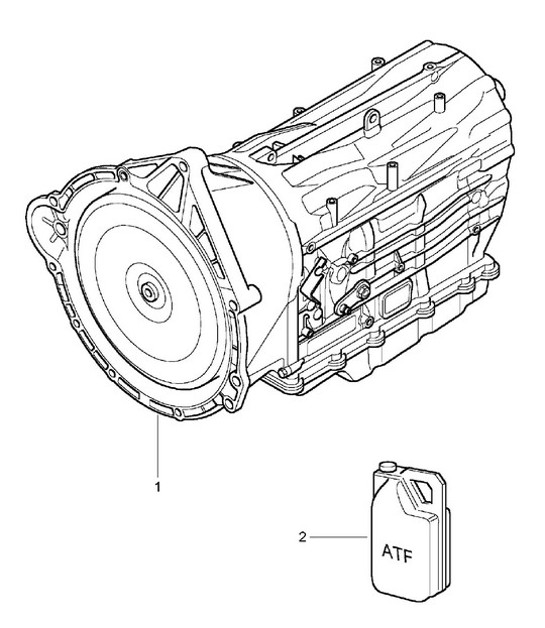Diagram 320-00 Porsche Cayenne Turbo S V8 4.8L Benzina 550CV Trasmissione
