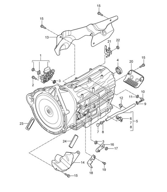 Diagram 320-10 Porsche 996 GT3 MKI 1999-02 Transmission