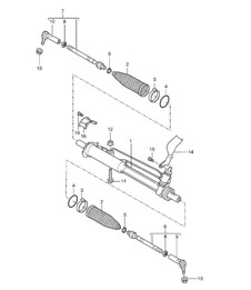 Stuurbekrachtiging / Stuurinrichting / Stuurdelen Cayenne 9PA (955) 2003-06