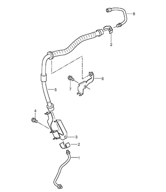 Diagram 604-10 Porsche 997 TURBO 2007>> Ruote, freni