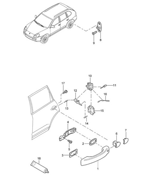 Diagram 804-20 Porsche 996 C2 3.4L 1997-08/01 Carrozzeria