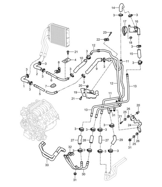 Diagram 813-10 Porsche 997（911）MK1 2005-2008  车身