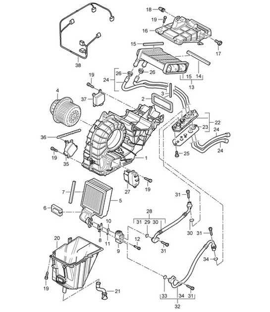 Diagram 813-50 Porsche 卡宴 V6 3.0L 汽油 353Hp 