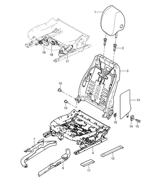 Diagram 817-20 Porsche Cayenne Turbo S 4.5L 2006>> Body