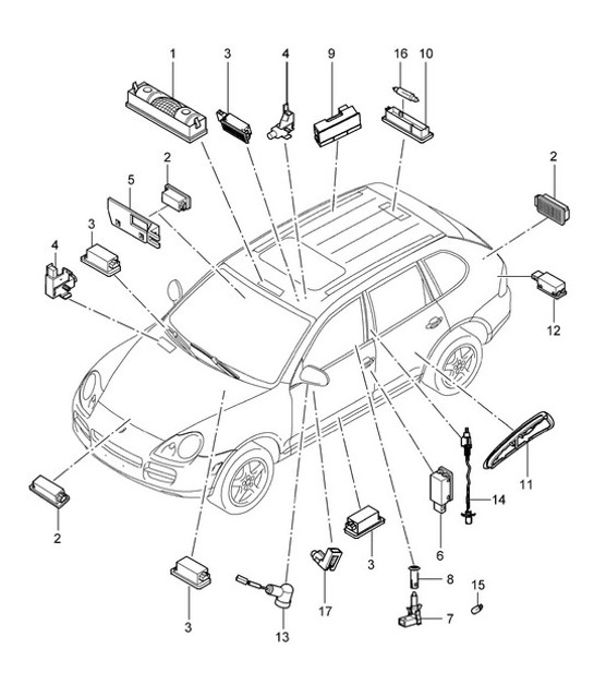 Diagram 903-04 Porsche Carrera GT (2003-2006) 