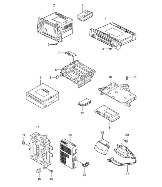 Diagram 911-00 Porsche 993 (911) C2S 1994-97 Equipo eléctrico