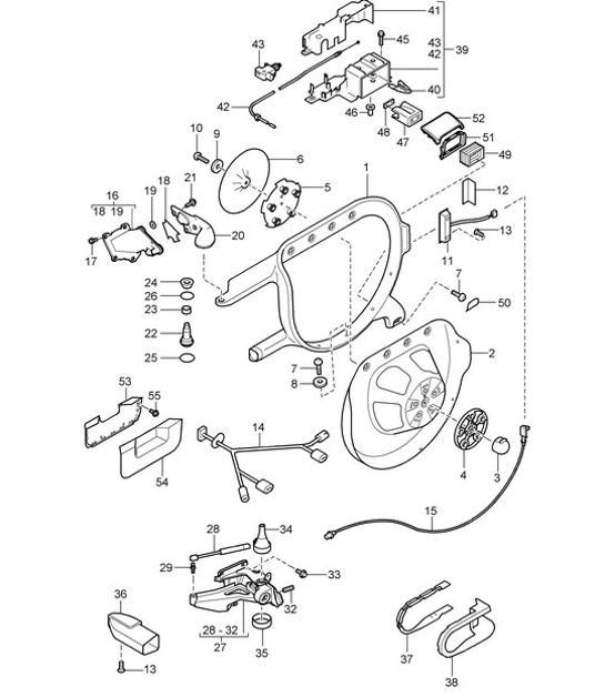 Diagram 002-005 Porsche Cayenne Turbo S E-Hybrid V8 4.0L 550Hp 