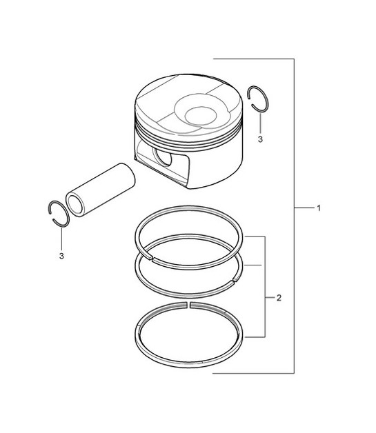 Diagram 102-030 Porsche Cayenne MK2 (957) 2007-2010 Motor