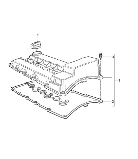 Diagram 103-006 Porsche 卡宴 S V8 4.2L 柴油 382HP 引擎