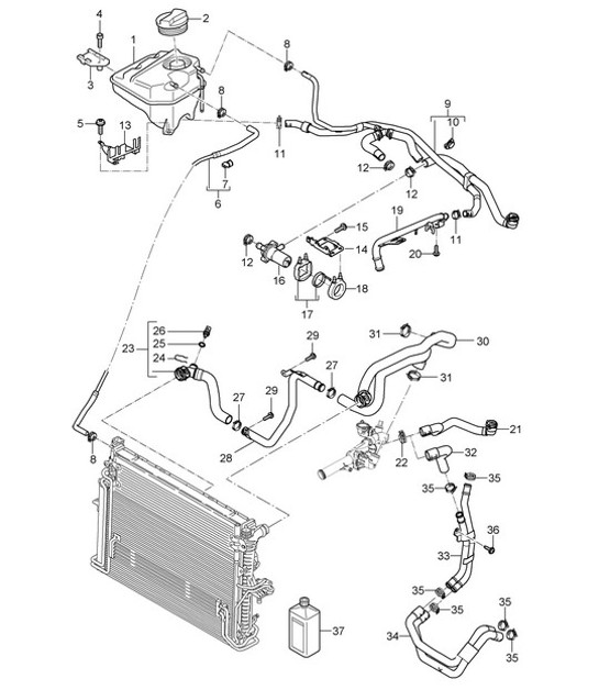 Diagram 105-035 Porsche Taycan (9J1) MK2 2024>> 