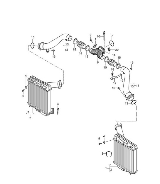 Diagram 107-020 Porsche 911 & 912 (1965-1989) Engine