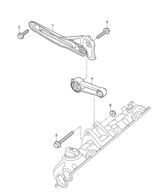 Diagram 109-000 Porsche Cayenne Turbo S E-Híbrido V8 4.0L 550 CV 