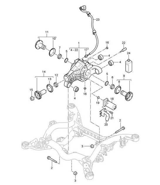 Diagram 305-005 Porsche 996 C2 3.6L 09/01-2005 传播
