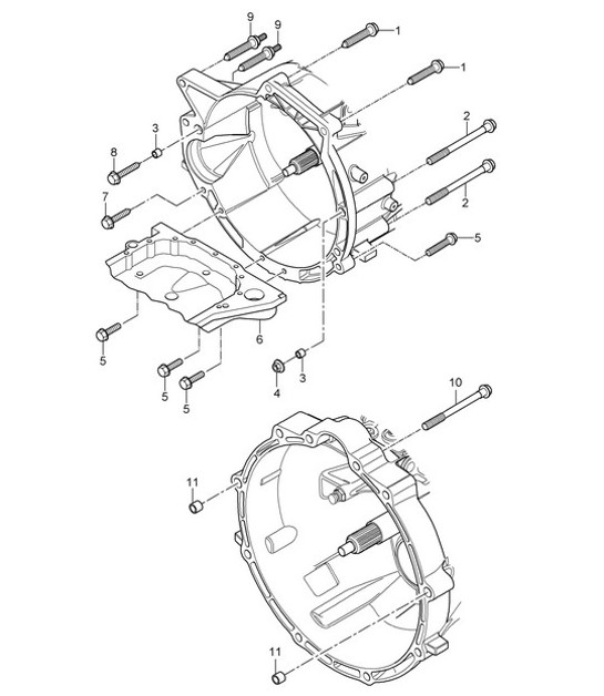 Diagram 320-005 Porsche 928S4 5.0L 1987-92 