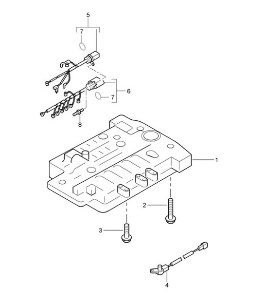 Diagram 340-002 Porsche Cayman 718C (982C) 2017>> Transmission