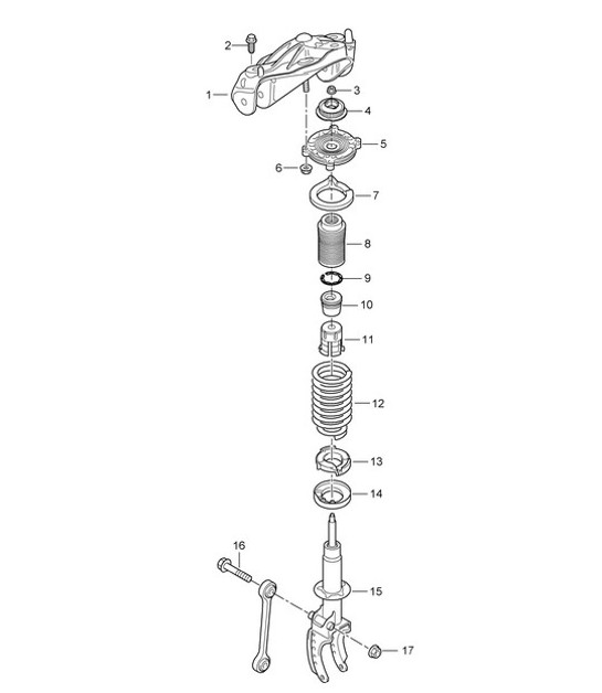 Diagram 402-000 Porsche Macan Turbo 2.9L V6 440Bhp 