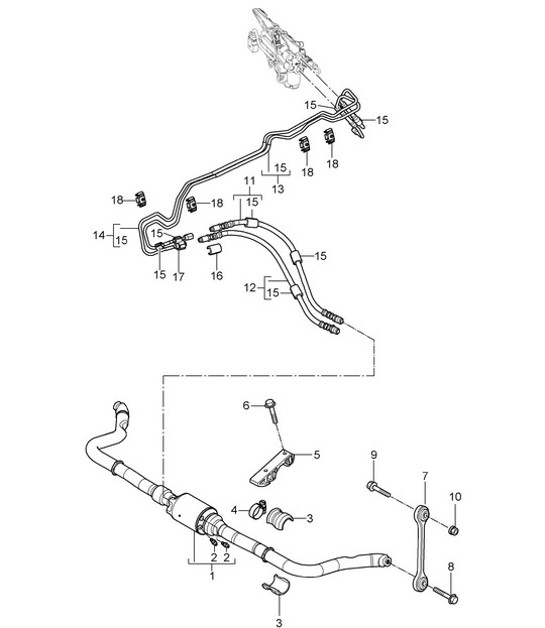 Diagram 402-006 Porsche Cayenne Turbo S E-Hybrid V8 4.0L 550Hp 