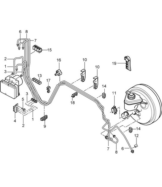 Diagram 604-005 Porsche Cayenne GTS V8 4.8L Petrol 400HP Wheels, Brakes