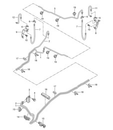 Remleidingen / Bodemplaat / Achteras Cayenne 9PA1 (957) 2007-10