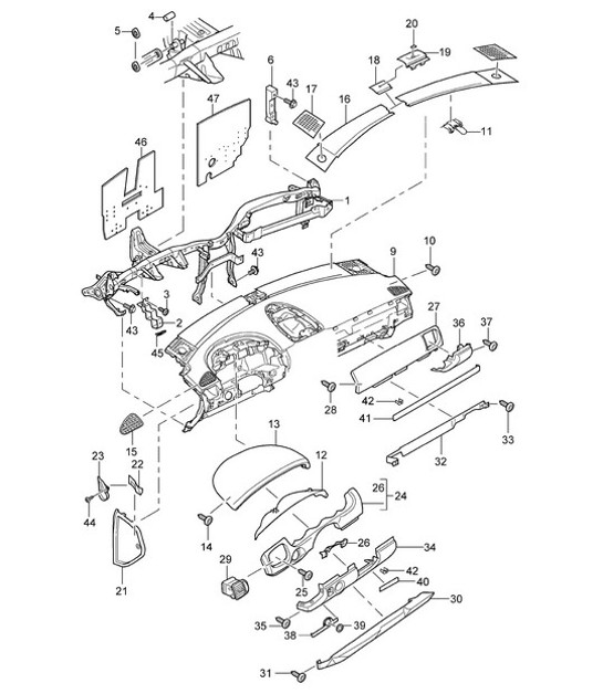 Diagram 809-000 Porsche Taycan Turbo S Cross Turismo 
