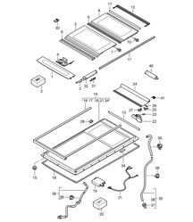 Toit en verre (PR:3FU) Cayenne 9PA1 (957) 2007-10
