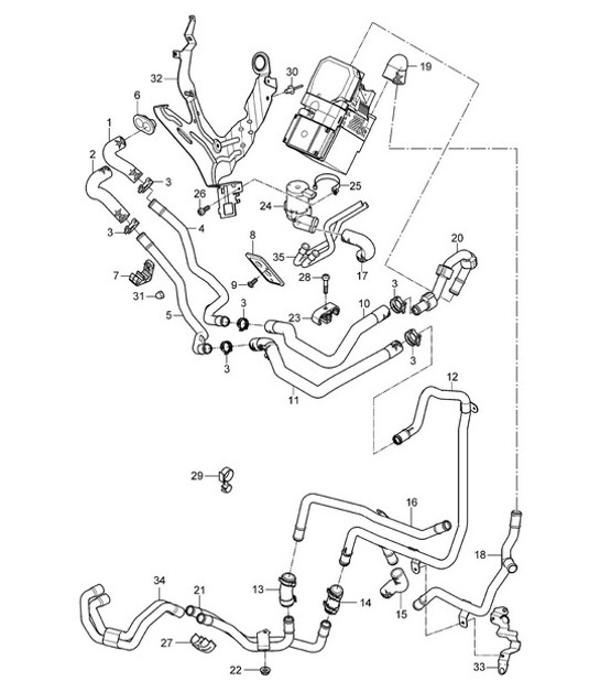 Diagram 813-003 Porsche Taycan (9J1) MK2 2024>> 