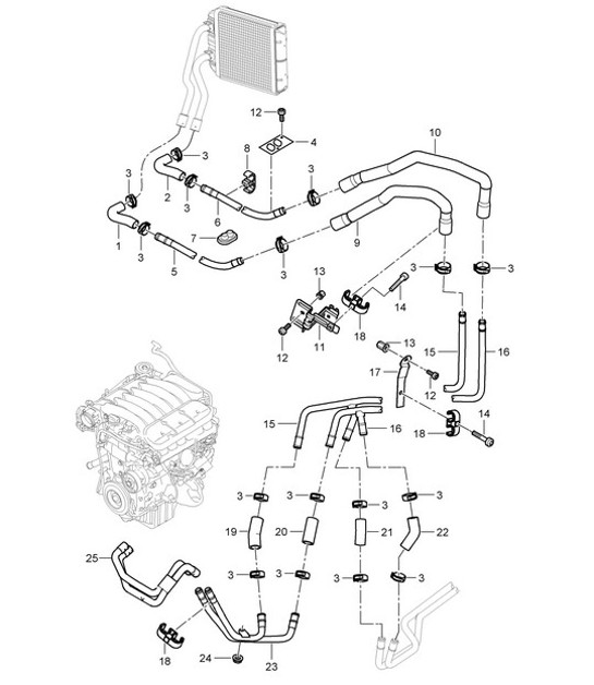 Diagram 813-005 Porsche 996（911）（1997-2005）  车身