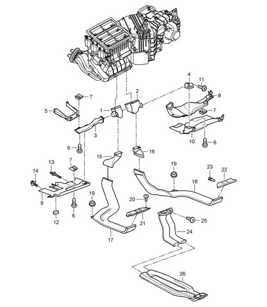 Diagram 813-030 Porsche 992 Turbo Cabriolet 3.8L 