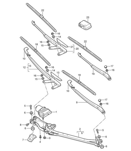 Diagram 904-000 Porsche Carrera GT (2003-2006) 