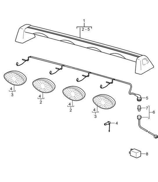 Diagram 905-002 Porsche Carrera GT (2003-2006) 