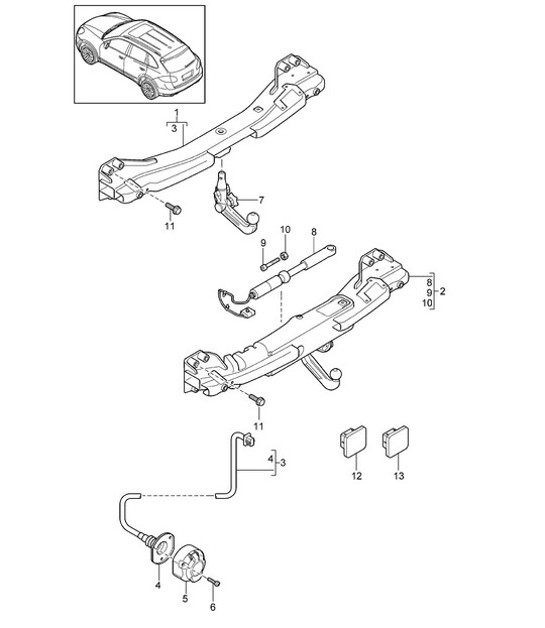 Diagram 002-000 Porsche 996 GT3 MKII 2003>> Accessories & others 