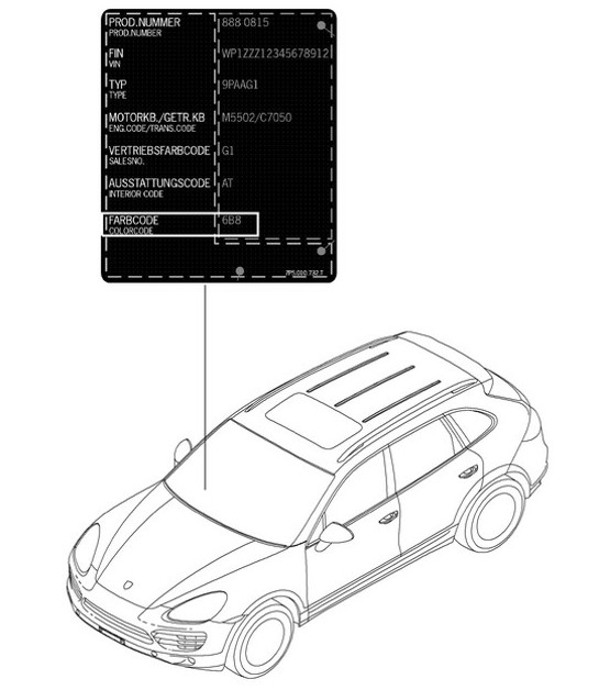 Diagram 004-000 Porsche Cayenne S V8 4.8L Petrol 400HP Accessories & others 