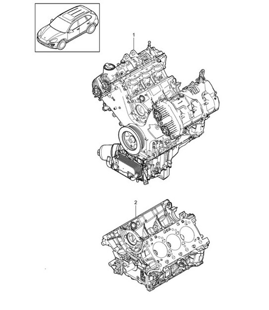 Diagram 101-012 Porsche Macan（95B）MK1（2014-2018） 引擎