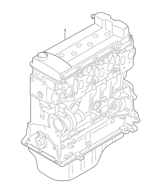 Diagram 101-017 Porsche Cayman 987C/981C (2005-2016) Engine