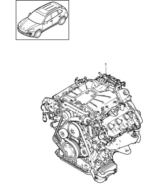 Diagram 101-030 Porsche Cayenne 3.2L V6 2003>> Engine