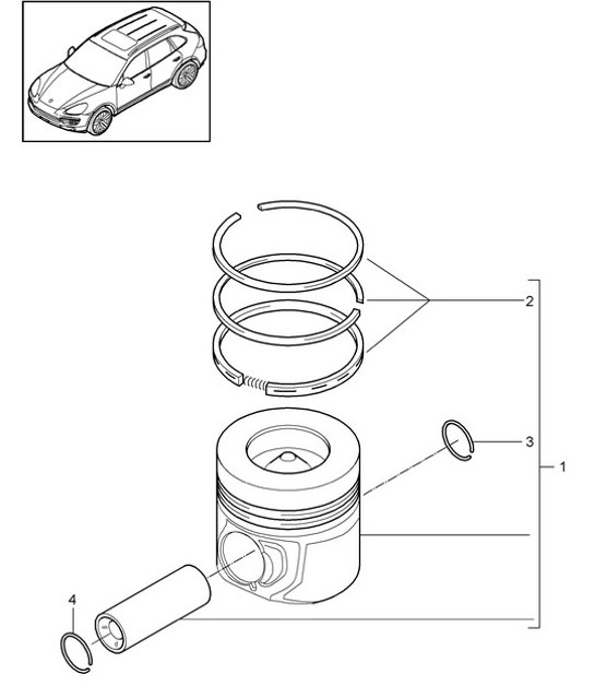 Diagram 102-070 Porsche Taycan (9J1) MK1 2020-2024 