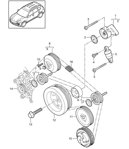 Diagram 102-080 Porsche Macan (95B) MK3 2022>> 